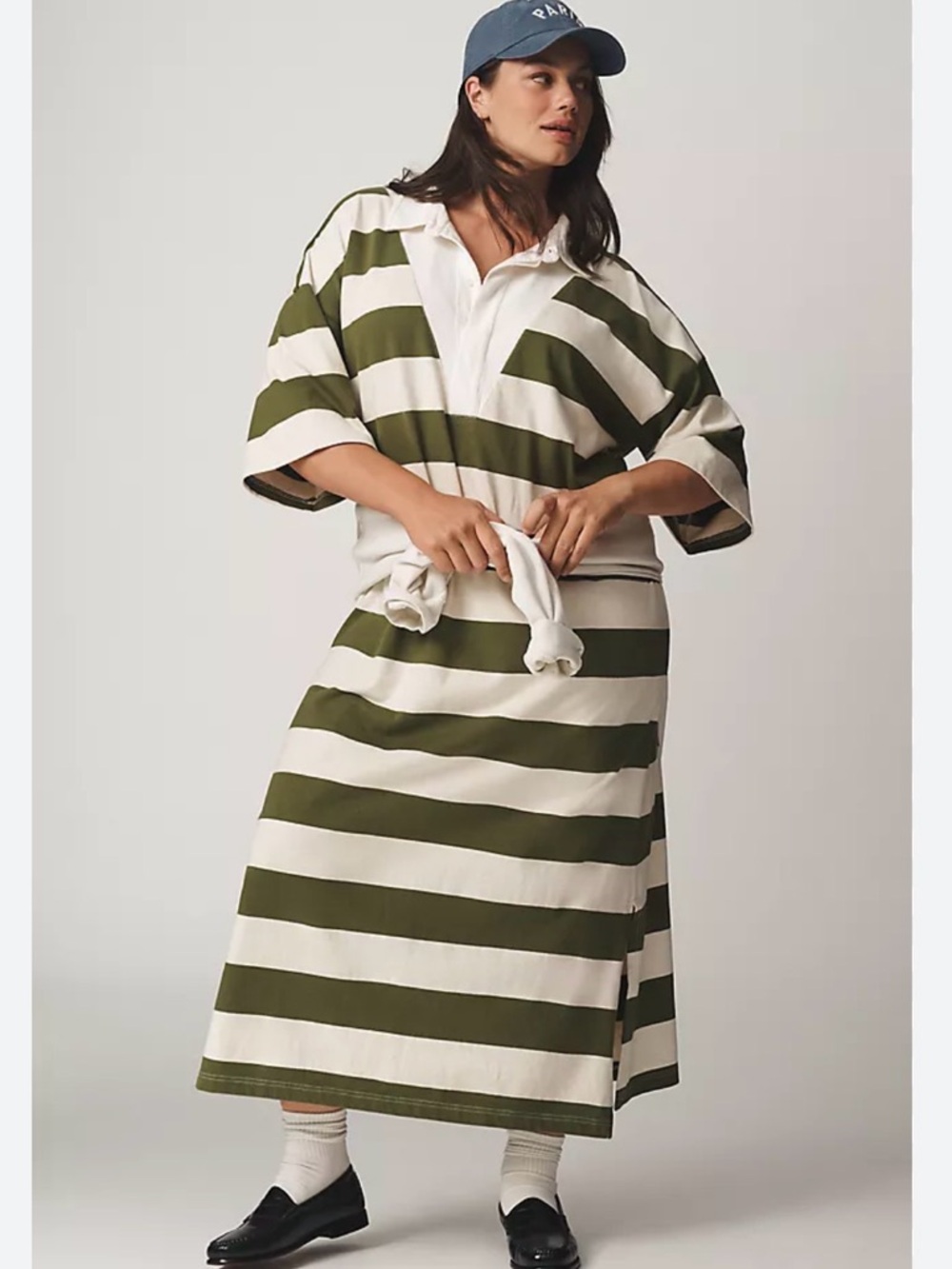 Daily Practice Anthropologie Maxi Dress Relaxed Polo Style (NEW) oversized large
